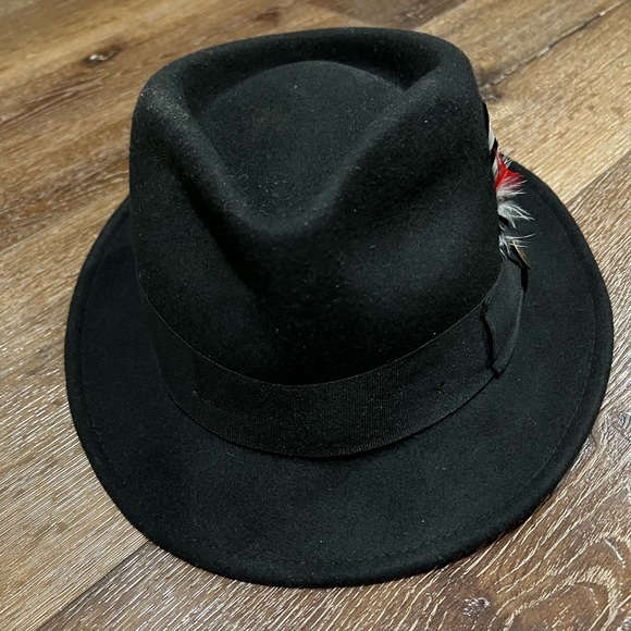 Goorin bros black wool hat size large - Picture 2 of 11